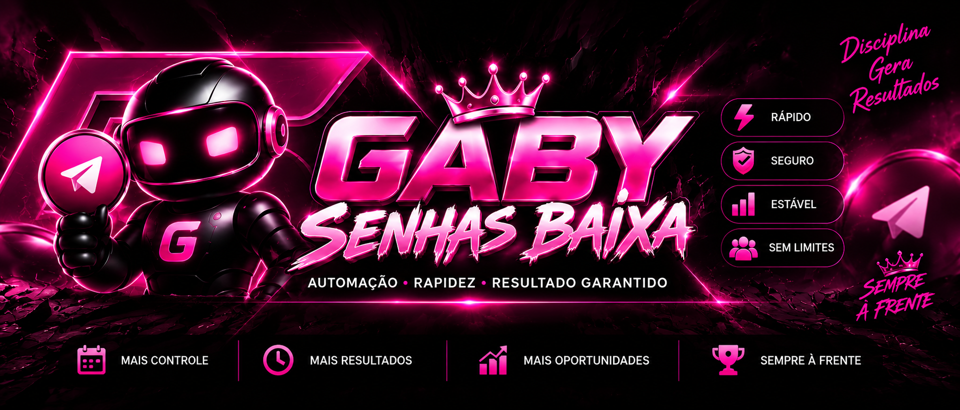 GABY SENHAS BAIXA